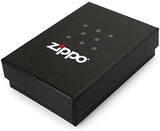 Zippo Lighter: USA Flying Eagle and Flag, Engraved - High Polish Brass 80744