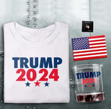 LGBT Liberty 2A Beer Trump | 16 oz Unique Beer Mug | Patriotic Old Fashioned Beer Tasting Pint Glasses For Men | Retirement Gifts For Men | Made In USA