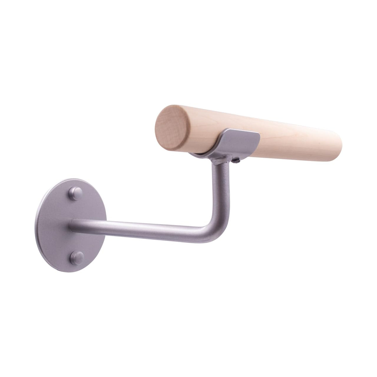 VITA Barre Wall-Mounted Single Ballet Barre, Plie, Wood | Fixed Height, Made in USA, Home, Studio or Gym Exercise Equipment for Kids & Adults | Dance, Fitness, Pilates