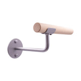 VITA Barre Wall-Mounted Single Ballet Barre, Plie, Wood | Fixed Height, Made in USA, Home, Studio or Gym Exercise Equipment for Kids & Adults | Dance, Fitness, Pilates
