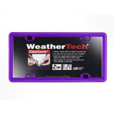 WeatherTech ClearCover License Plate Cover and Frame, Baby Blue