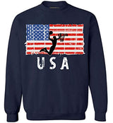 Awkward Styles Basketball USA Crewneck Made in the USA Vintage USA Men Women Sweater