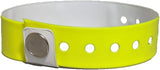 Reusable Vinyl Wristbands - 20 Red, 20 Yellow, 20 Green