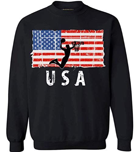 Awkward Styles Basketball USA Crewneck Made in the USA Vintage USA Men Women Sweater