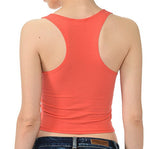 7Wins Women's Casual Solid Sleeveless Crop Top Basic Round Neck Tank Top