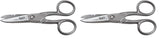 Klein Tools 2100-9 Stainless Steel Electrician's Scissors with Stripping Notches, 5-1/4-Inch, Made in USA