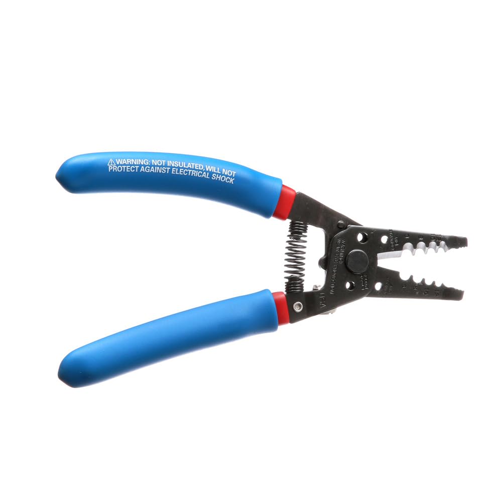 Klein Tools 11057 Wire Cutter / Wire Stripper, Made in USA, Heavy Duty Wire Cutter Stripper for 20-30 AWG Solid Wire and 22-32 AWG Stranded Wire