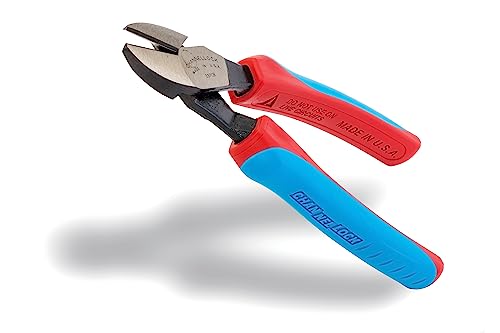 Diagonal Cutters, 7-1/4in.L, Cushion Grip