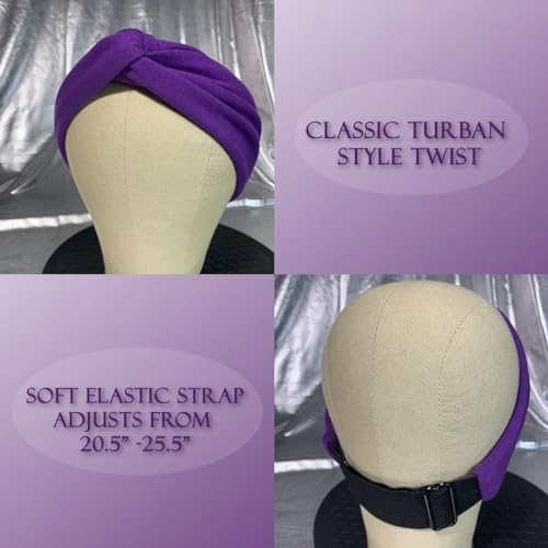 JESSICA GAVIN Adustable Turban Style Headband Cotton Comfortable Women's Fashion Made in USA sage