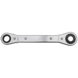 Klein Tools KT223X4 Lineman's Ratcheting 4-In-1 Box Wrench, Made in USA, 1/2-, 9/16-, 5/8-, and 3/4-Inch Sockets