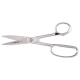 Klein Tools 718LR Scissors, Made in USA, Heavy Duty Shear Cuts Fabric, Rubber, Poultry, Light Metal, and More, High-Leverage, Ergonomic Snips, 8-5/8-Inch