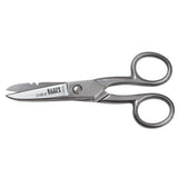Klein Tools 2100-9 Stainless Steel Electrician's Scissors with Stripping Notches, 5-1/4-Inch, Made in USA