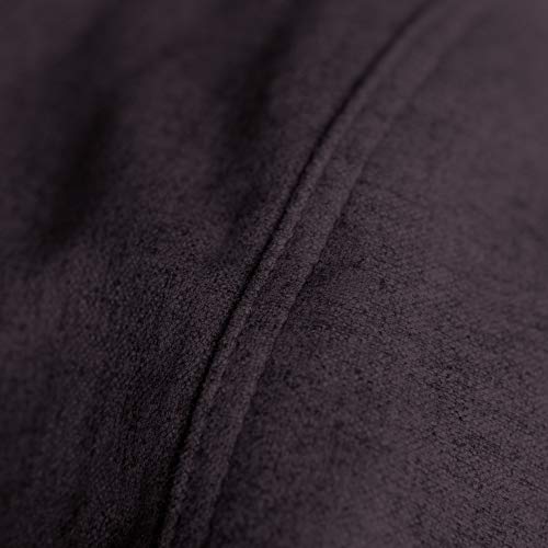 Chill Sack Bean Bag Chair: Giant 4' Memory Foam Furniture Bean Bag - Big Sofa with Soft Micro Fiber Cover - Black