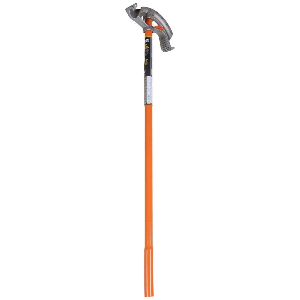 Klein Tools 56383 Non-Conductive 100-Foot Electrical Fish Tape, Multi-Groove Fiberglass Wire Puller with Nylon Tip, Optimized Housing and Handle