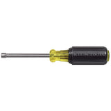 Klein Tools 630-5MM 5 mm Nut Driver with 3-Inch Hollow Shaft and Cushion Grip Handle, Made in USA