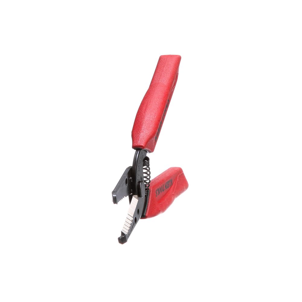 Klein Tools 11046 Wire Stripper, Wire Cutter for 16-26 AWG Stranded wire, Compact Nose with Precision-ground Stripping Holes, Made in USA