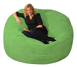 Chill Sack Bean Bag Chair: Giant 6' Memory Foam Furniture Bean Bag - Big Sofa with Soft Micro Fiber Cover, Charcoal