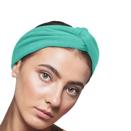 JESSICA GAVIN Adustable Turban Style Headband Cotton Comfortable Women's Fashion Made in USA sage