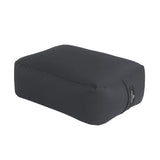 Hugger Mugger Zen Meditation Cushion - Wider Base, Use Horizontally or Vertically, Buckwheat Filled, Durable Fabric, Handmade in USA