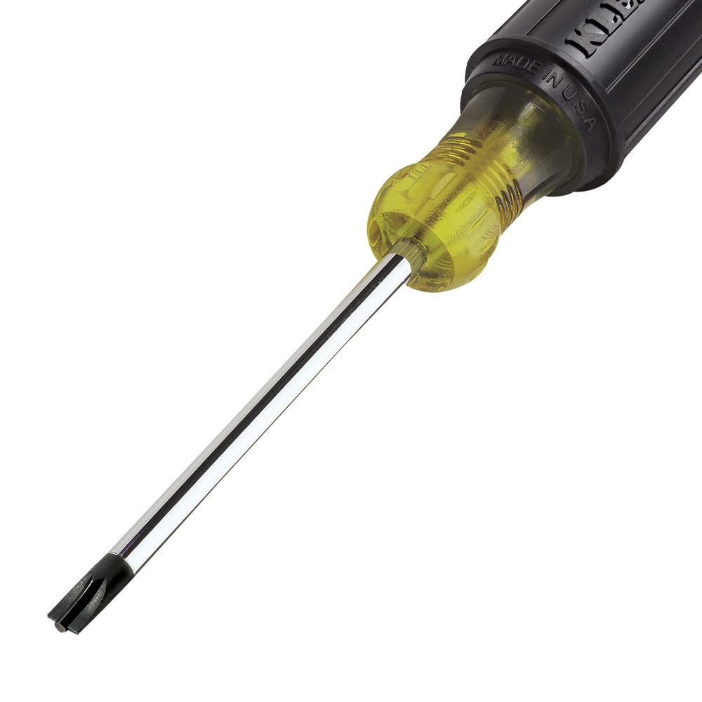 Klein Tools 32378 Combination Tip Screwdriver Set with #1 and #2 Combination Tips and Cushion-Grip Handles, Made in USA, 2-Piece