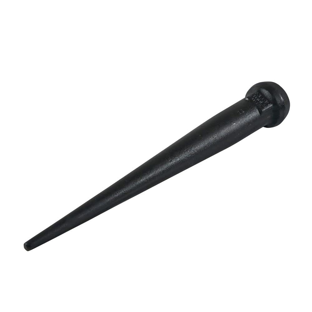 Klein Tools 3255 Bull Pin, Made in USA, Broad Head Bull Pin Resists Corrosion and Mushrooming, Heat Treated Steel with Black Finish, 1-1/4-Inch
