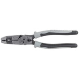 Klein Tools J215-8CR Multitool Pliers, Hybrid Multi Purpose Tool / Crimper, Wire Stripper, Bolt Shearing, Wire Grabbing, Twisting, Looping