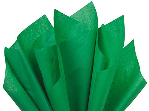 Festive Green Premium Quality Gift wrap Paper A1 Bakery Supplies (Festive Green, 15x20) Made in USA