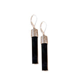 Recycled Antique Bottle and Dishware and Sterling Silver Bottoms Up Lever Back Earrings (Vintage Mason Jar)