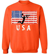 Awkward Styles Basketball USA Crewneck Made in the USA Vintage USA Men Women Sweater