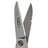 Klein Tools 2100-9 Stainless Steel Electrician's Scissors with Stripping Notches, 5-1/4-Inch, Made in USA