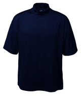 Akwa Men's Short Sleeve Dry Wicking Mock Turtleneck T-Shirt Shirt Made in USA