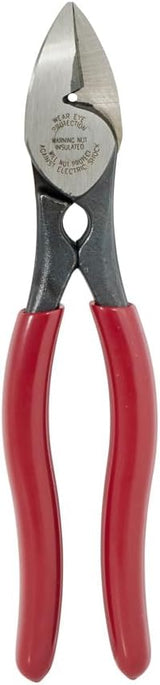 Klein Tools 1104 BX Cable Cutter and All-Purpose Shears, Made in USA, BX Cable, Sheet Metal, Steel Strapping, Bundling Wire, with Stripping Notch