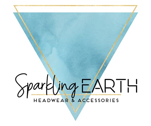 Sparkling EARTH Riley Medical Scrub Caps with Flat Front and Roomy Back - Adjustable Cord Lock Closure - Made in The USA!