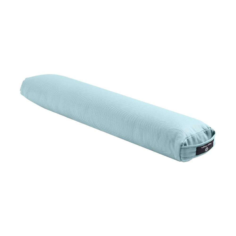 Hugger Mugger Pranayama Yoga Bolster - Very Firm, use Under Length of Spine for Deeper Breathing or Under Ankles, Handmade in The USA