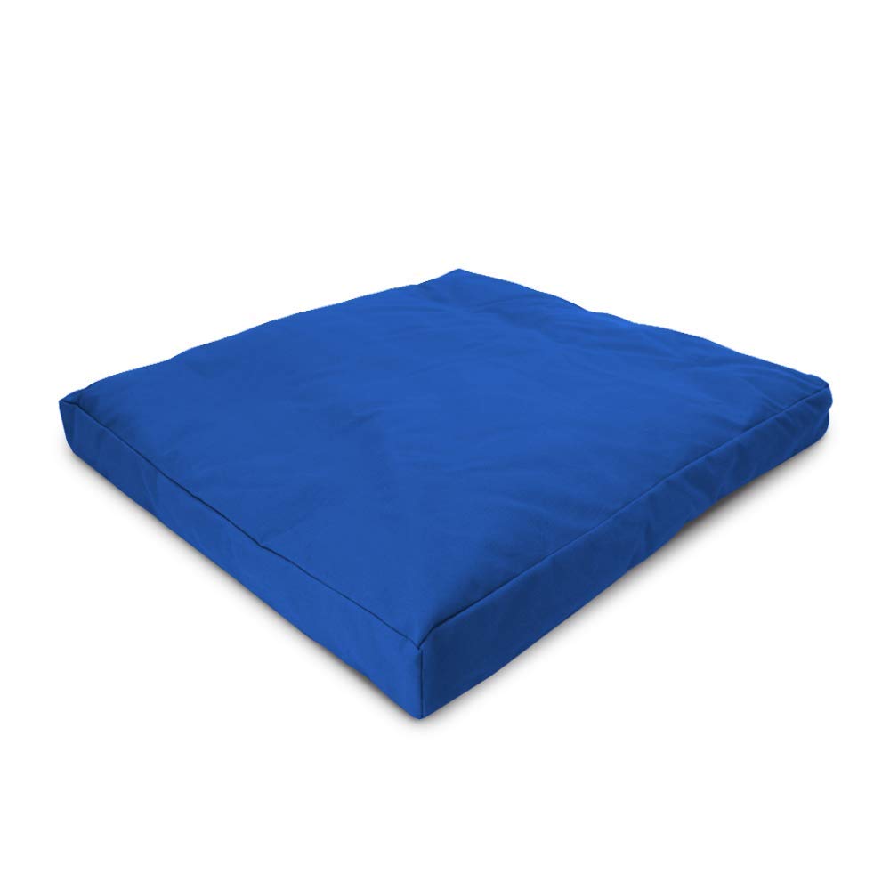 Bean's ZABUTON Meditation Cushions - Colorful Cotton Yoga Prayer Zen Kneeling Pad Base for Zafu Pillow - Medium & Large - Traditional Natural Recycled Cotton Fill - Floor Sitting Comfort - Made in USA