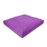 Bean's ZABUTON Meditation Cushions - Colorful Cotton Yoga Prayer Zen Kneeling Pad Base for Zafu Pillow - Medium & Large - Traditional Natural Recycled Cotton Fill - Floor Sitting Comfort - Made in USA