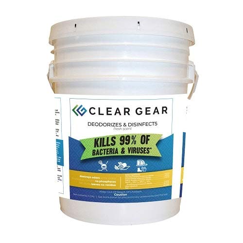 Disinfectant, Cleaner, and Deodorizer for Sports Equipment, Gyms, and Fitness Centers - EPA-Registered, Hospital Grade, Made in USA - 1 Gallon Bottle