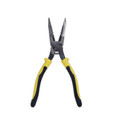 Klein Tools J207-8CR Needle Nose Pliers are All-Purpose Linesman Pliers, Made in USA, Crimping, Looping, Cutting, Stripping, Crimping, Shearing