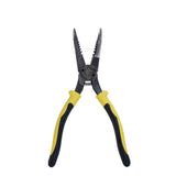 Klein Tools J207-8CR Needle Nose Pliers are All-Purpose Linesman Pliers, Made in USA, Crimping, Looping, Cutting, Stripping, Crimping, Shearing