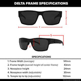 Gatorz Delta Hand Crafted Aluminum Non-Polarized Lens Sunglasses - Made in The USA