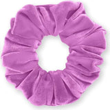 Velvet Scrunchies 3-Pack Gift Set Premium Plush Ponytail Holder Made in the USA Burgundy Forest Black