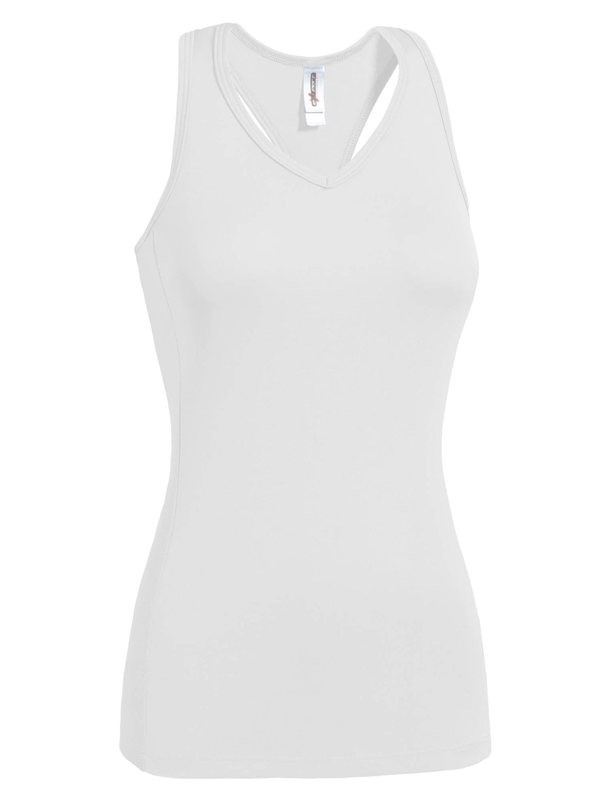 Expert Brand USA-Made Women's Drimax Workout Tech Racerback Performacne Tank Top for Taining Sports Hiking Workout