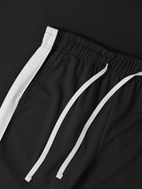 Hat and Beyond Mens Premium USA Made Striped Track Suit Athletic Casual Running Workout Sweat Suit Combo Track Jacket & Pant