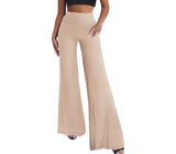 Hybrid & Company Womens Super Comfy Flowy Wide Leg Palazzo Pants Made in USA