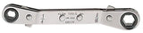 Klein Tools 68240 Fully Reversible Ratcheting Offset Box Wrench, 5/8 x 11/16-Inch, Made in USA