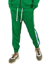 Hat and Beyond Mens Made in USA Premium Track Jacket & Pants Striped Sweatsuit Athletic Casual Essentials Gym