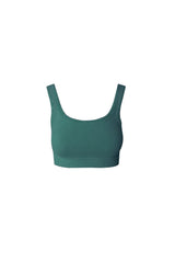 NIKIBIKI Women Seamless Vintage Chevron Ribbed Crop Top, Made in U.S.A, One Size