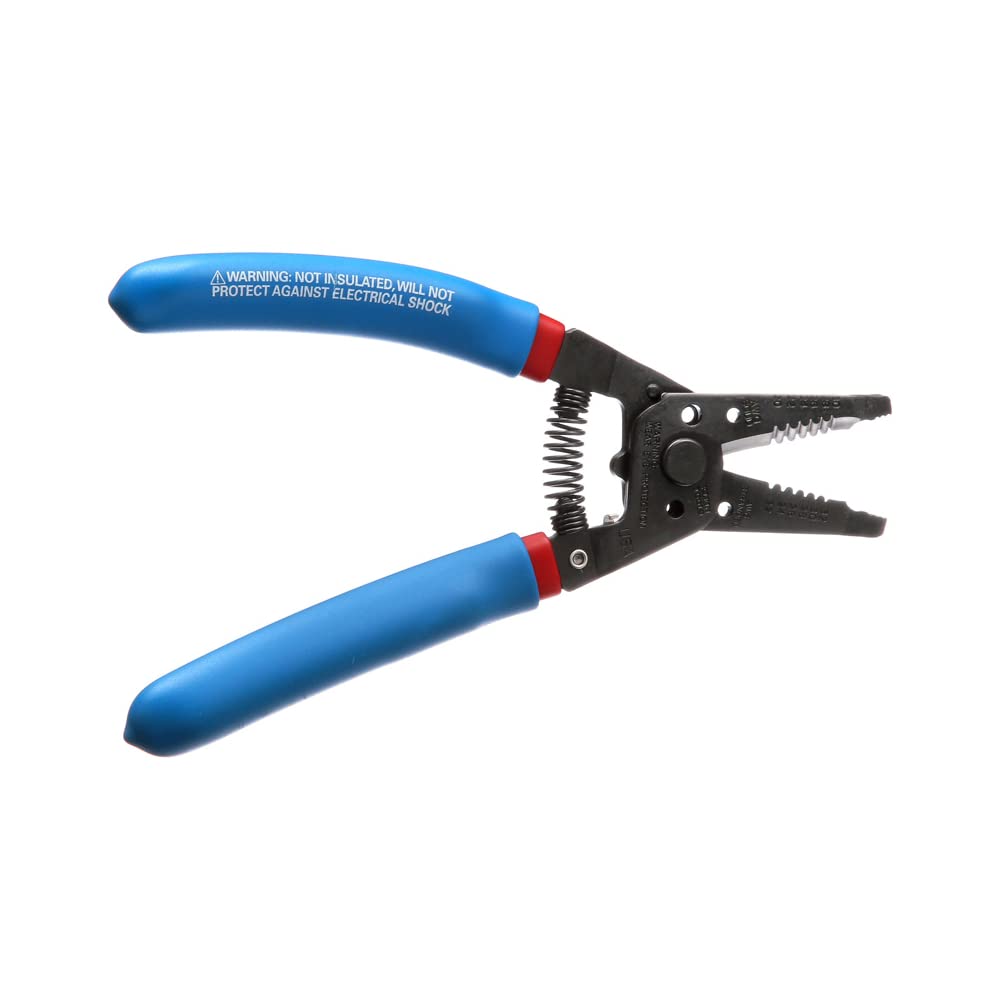 Klein Tools 11057 Wire Cutter / Wire Stripper, Made in USA, Heavy Duty Wire Cutter Stripper for 20-30 AWG Solid Wire and 22-32 AWG Stranded Wire
