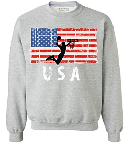 Awkward Styles Basketball USA Crewneck Made in the USA Vintage USA Men Women Sweater