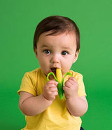 Baby Banana - Corn Cob Toothbrush, Training Teether Tooth Brush for Infant, Baby, and Toddler Green/Yellow Cornelius